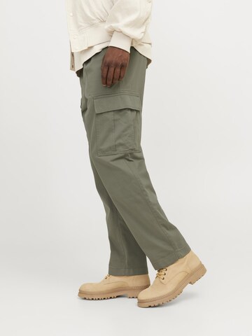 JACK & JONES Loosefit Cargobukser i grøn