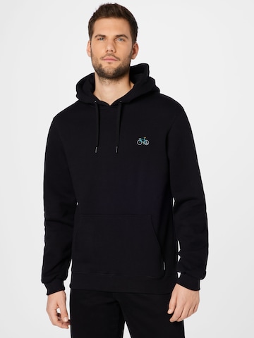 Iriedaily Sweatshirt 'Peaceride' in Schwarz: predná strana