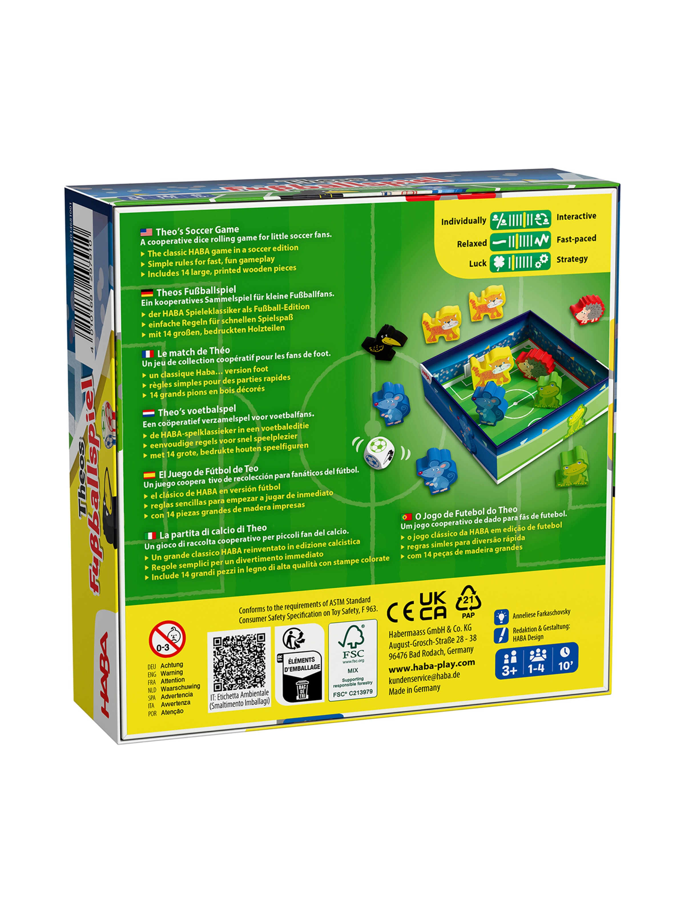 HABA Game ' HABA Fußball WM 2026 Obstgarten ' in Mixed colours