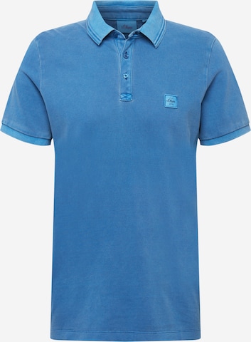 s.Oliver Shirt in Blauw: voorkant