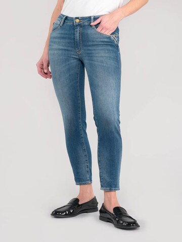 Le Temps Des Cerises Regular Jeans in Blauw: voorkant