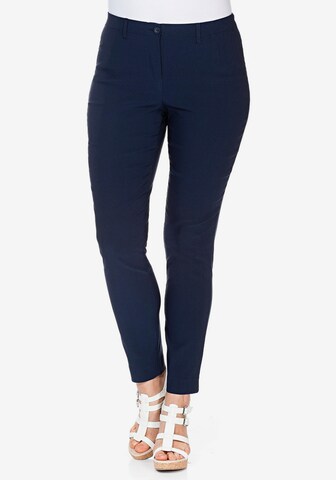 SHEEGO Slimfit Hose 'Bengalin' in Blau: predná strana