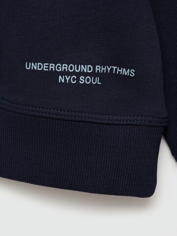 MANGO KIDS Sweatshirt 'BERTO' in Blue