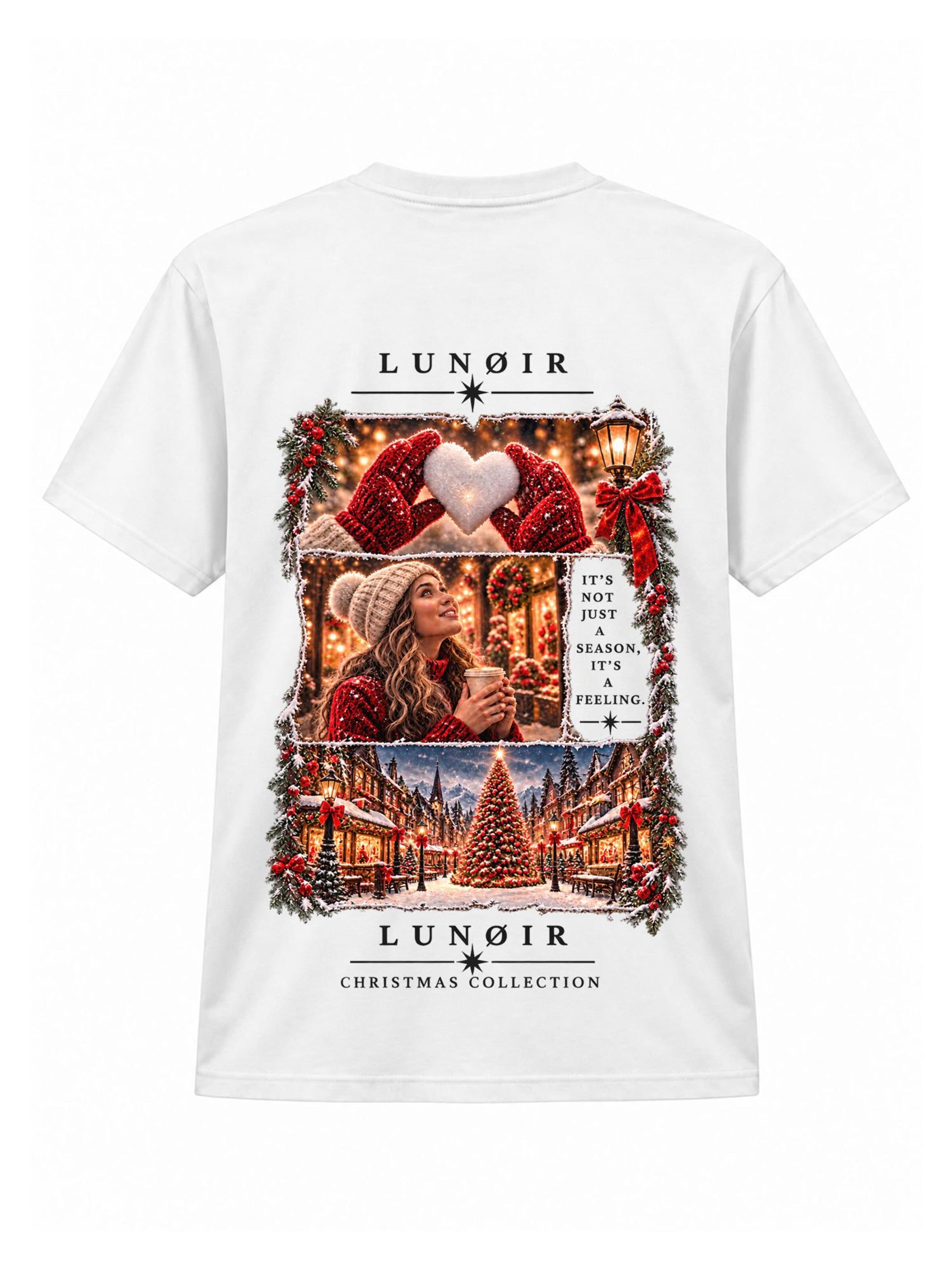 LUNØIR StudioMajica 'Christmas State of Mind' - bijela boja: prednji dio
