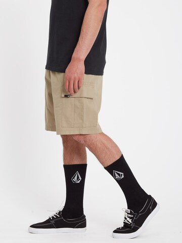 Volcom Loosefit Shorts 'March' in Grün