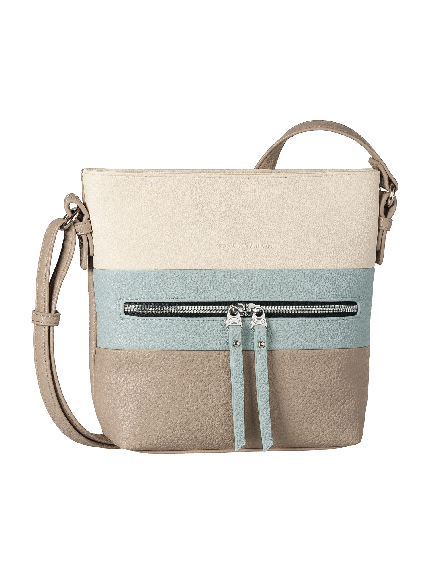 TOM TAILOR Borsa Miri Mare Shopper Donna – Ispirazione Marina, Blù Bianco Rosso, 43x28x18 Cm