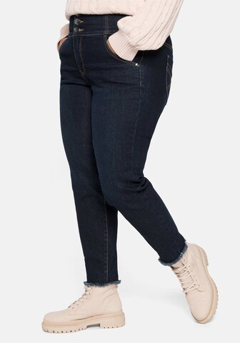 SHEEGO Skinny Jeans 'ANNE' in Blau