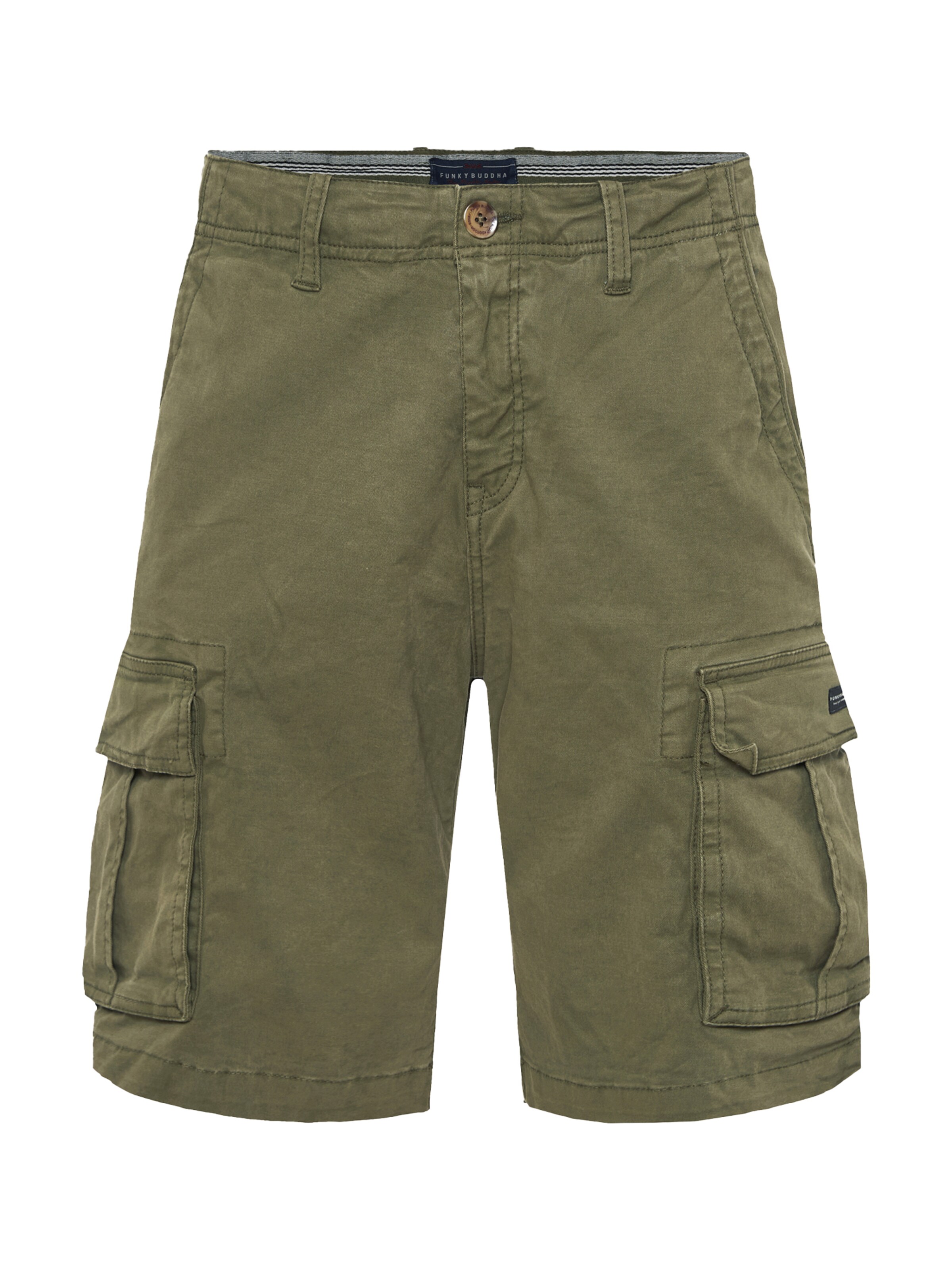 Funky Buddha Normální Kapsáče – zelená: přední strana