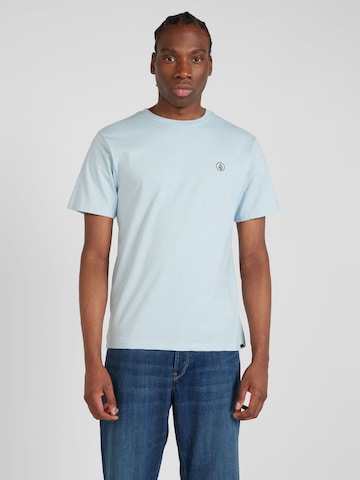 T-Shirt Volcom en bleu : devant