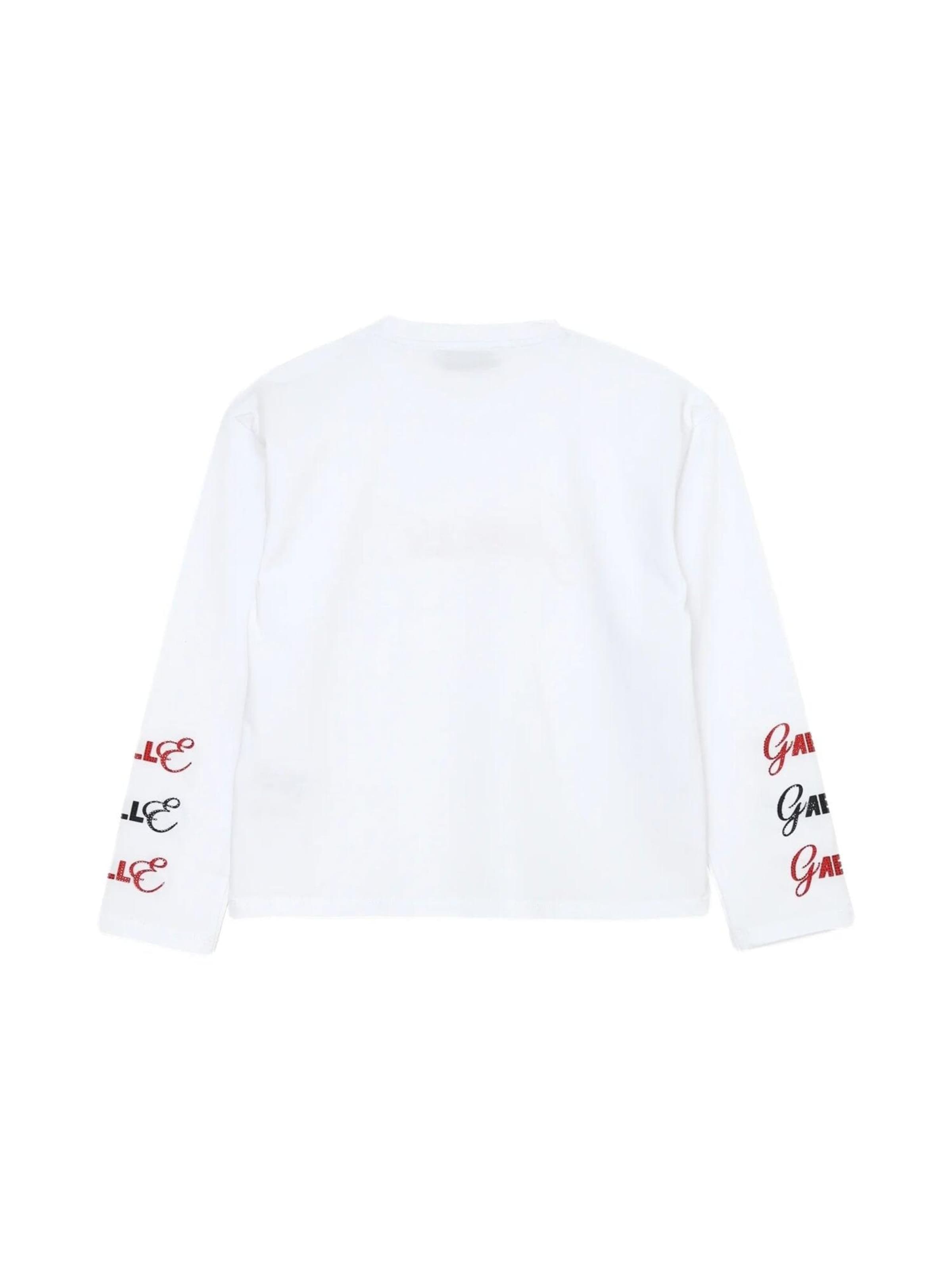 Gaelle Paris Shirt 'Logo'‌‌ in Weiß