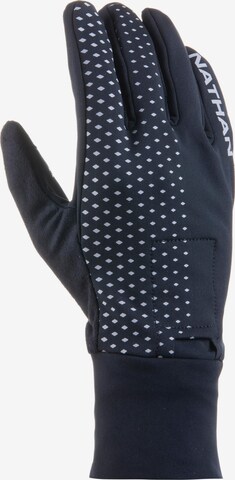 NATHAN Athletic Gloves 'Hyper Night' in Black: front