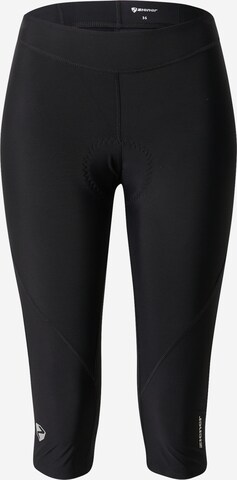 Skinny Pantalon de sport 'Nebia' ZIENER en noir : devant