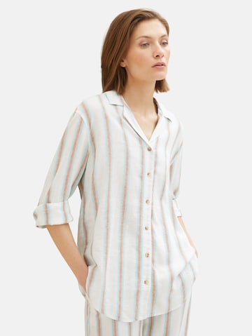 TOM TAILOR Bluse in Weiß
