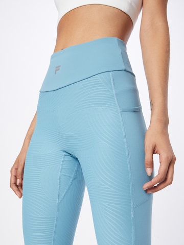 Skinny Pantalon de sport 'RAFAELA' FILA en bleu