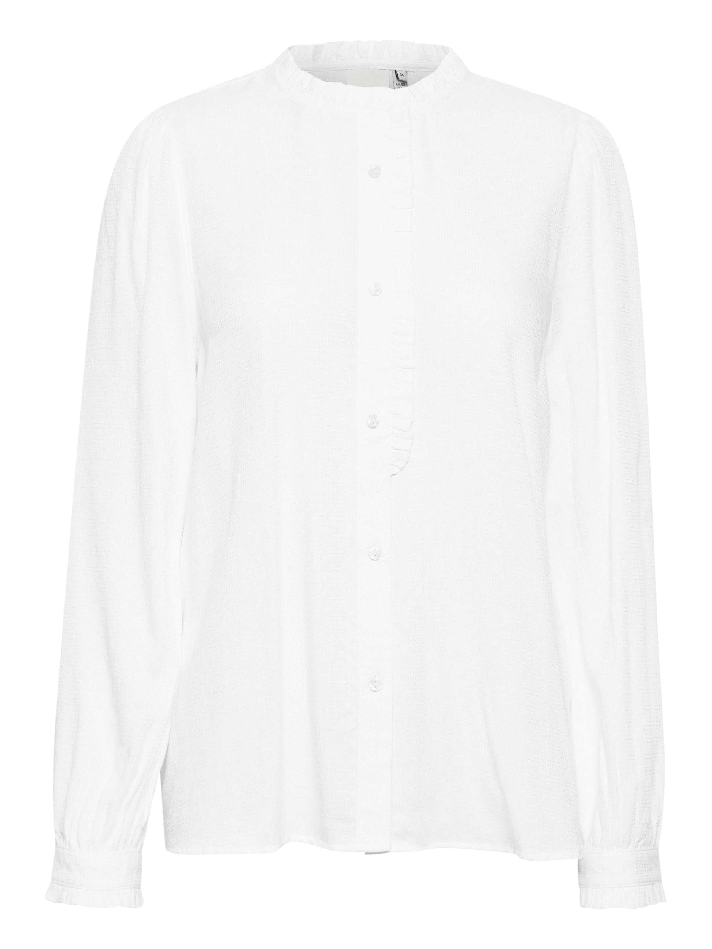 ICHI Bluse 'Gemano' in Weiß: Vorderseite