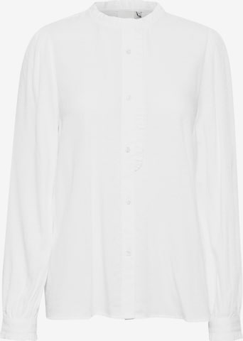 Chemisier 'Gemano' ICHI en blanc : devant