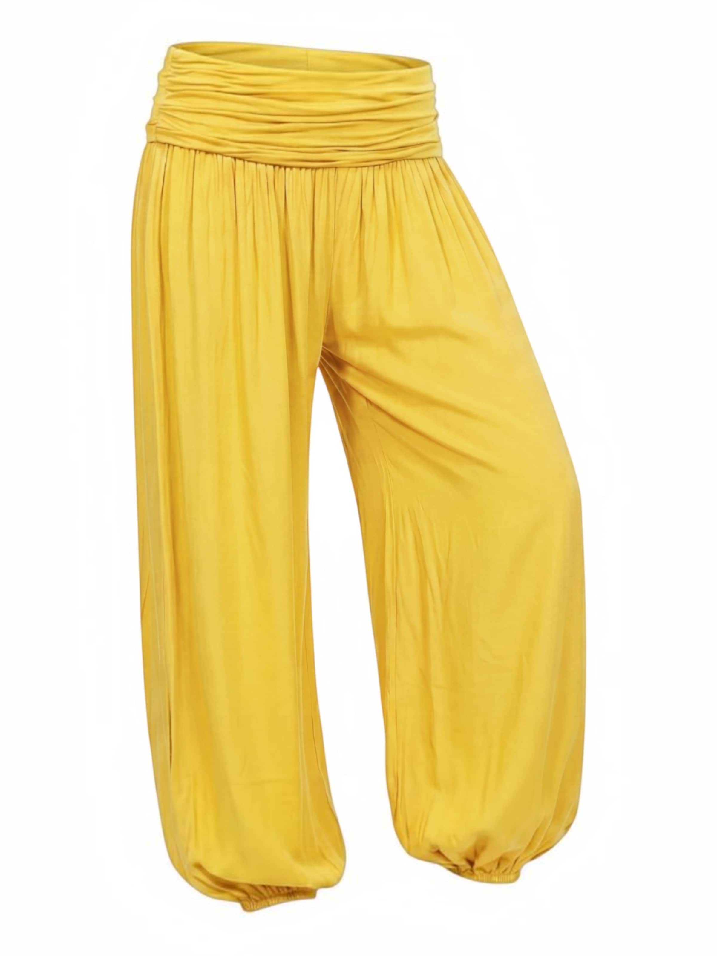 OriginalYou Loose fit Harem Pants in Yellow: front