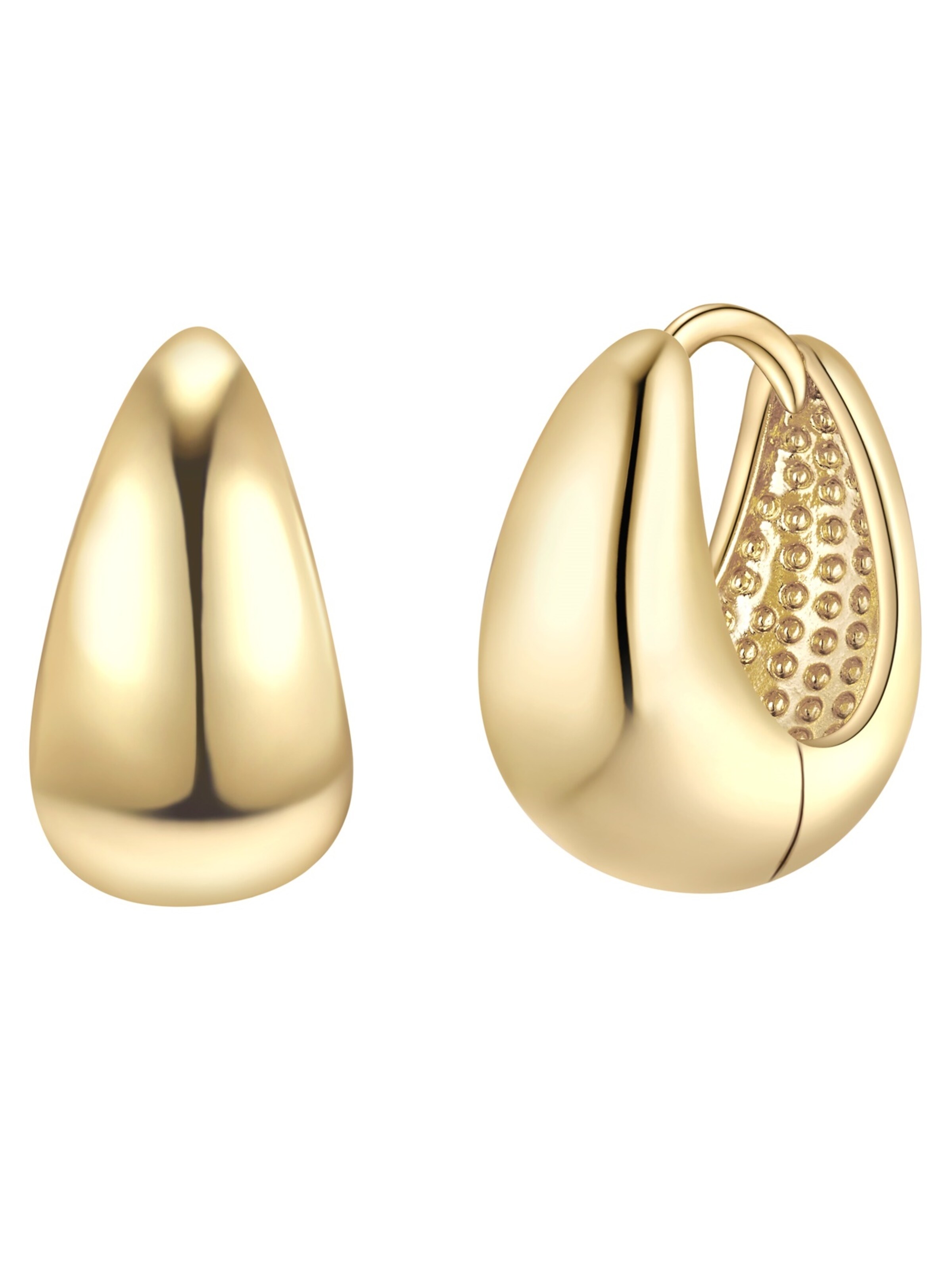 Yokoamii Earrings in Gold: front