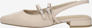 MARCO TOZZI Slingpumps in Beige: voorkant