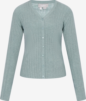 Usha - Cárdigan 'Casual' en verde: frente