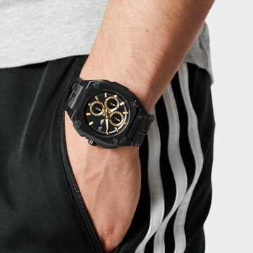 ADIDAS ORIGINALS Analoog horloge 'City Tech Three Chrono' in Zwart