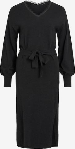 VILA - Vestido de punto 'VIRICKY' en negro: frente
