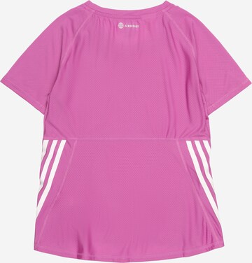 ADIDAS SPORTSWEAR - Camisa funcionais 'Aeroready 3-Stripes' em roxo