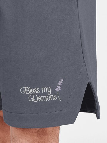 Bless my Demons exclusive for ABOUT YOU Štandardný strih Nohavice - Sivá