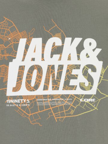 Maglietta 'Map' di Jack & Jones Plus in verde