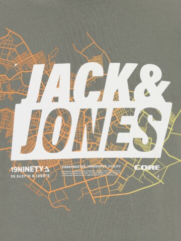 Jack & Jones Plus Μπλουζάκι 'Map' σε πράσινο