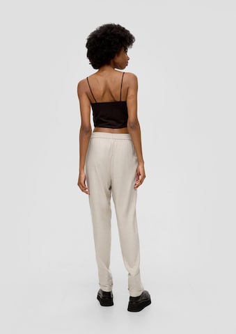 Regular Pantalon QS en beige