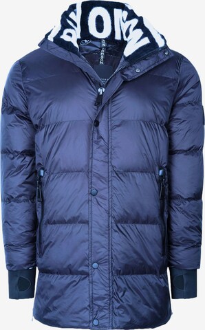 Ron Tomson Winter Jacket in Blue: front