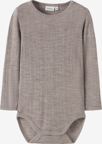 NAME IT - Pijama entero/body 'NMMWang' en beige: frente