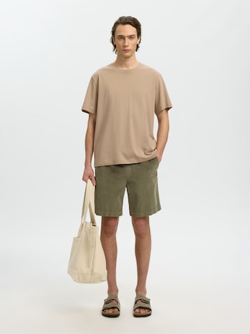 SELECTED Shirt 'Aspen' in Beige