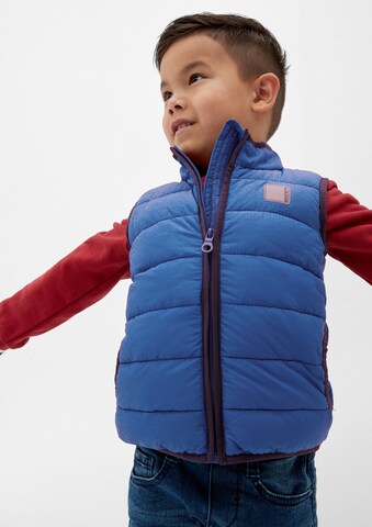 s.Oliver Vest in Blue: front