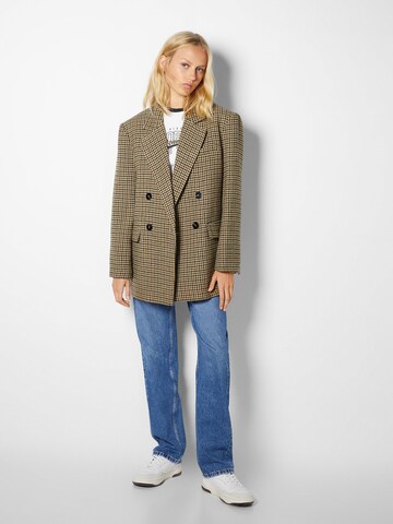 Bershka Blazer in Beige