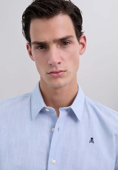 Scalpers Button Up Shirt 'Abbot Se' in Light blue, Item view