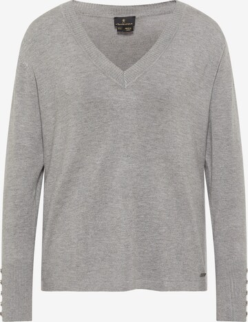 DreiMaster Klassik Sweater in Grey: front