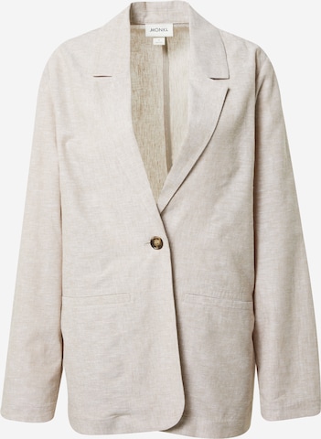 Monki Blazers in Beige: voorkant