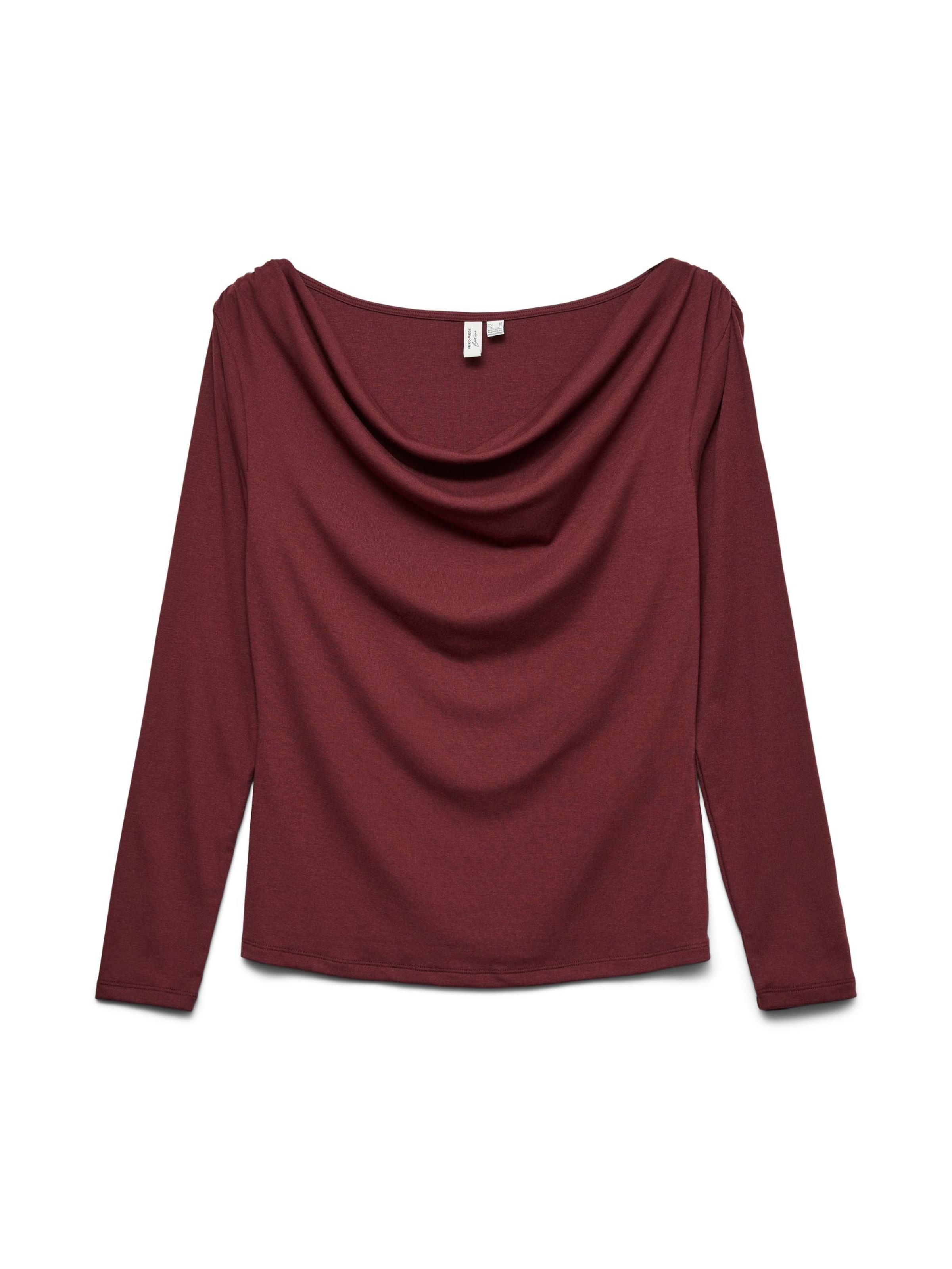 Vero Moda Curve Top in Braun: Vorderseite