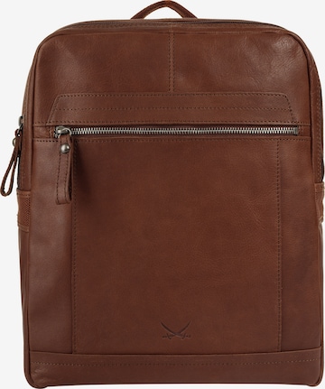 Sac à dos SANSIBAR en marron : devant