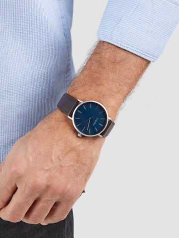 s.Oliver Analog Watch in Brown: front