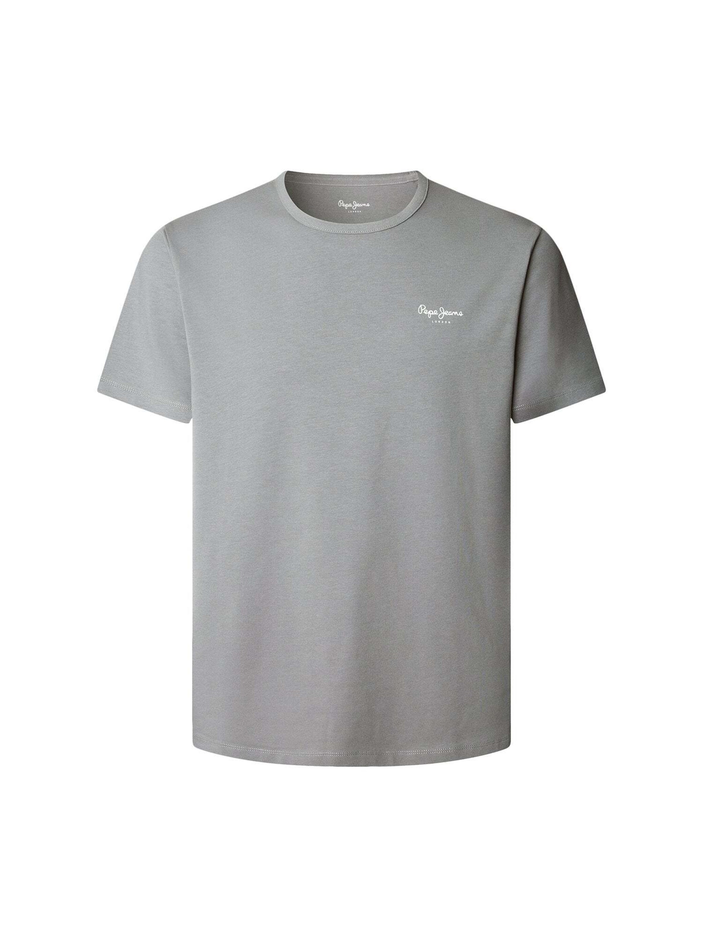 T-Shirt Pepe Jeans en gris : devant