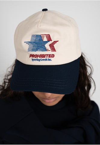 Casquette 'Sporting Goods' Prohibited en beige