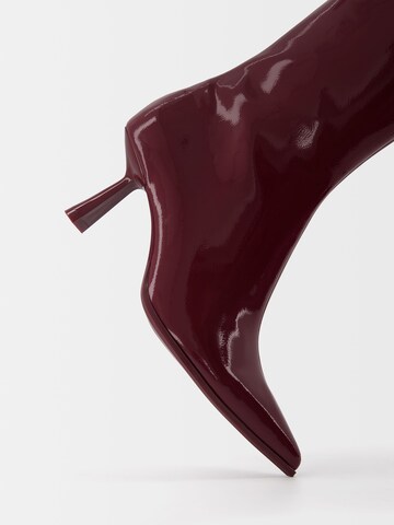 Bershka Bootie in Red
