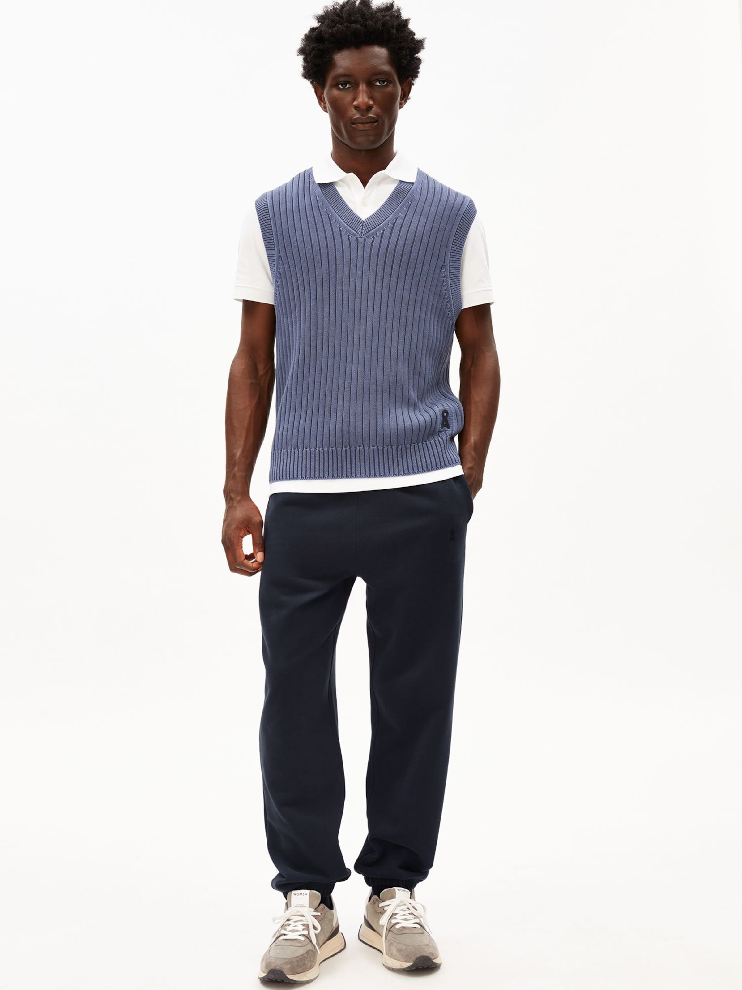 ARMEDANGELS Shirt in Blauw: voorkant