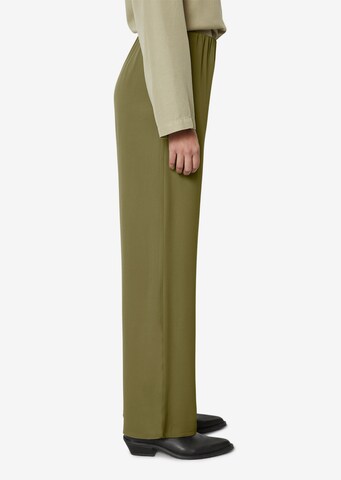 Marc O'Polo Wide leg Broek in Groen