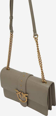 PINKO Crossbody Bag 'Love One' in Grey: front