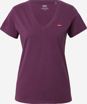 LEVI'S ® Shirt 'Perfect Vneck' in Lila: voorkant