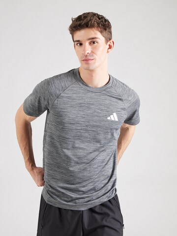 ADIDAS PERFORMANCE Funktionsskjorte 'GYM+' i grå: forside